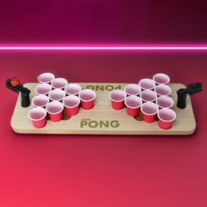 Mini beer pong - beer pong compact, gobelet inclus, set complet de shotpong