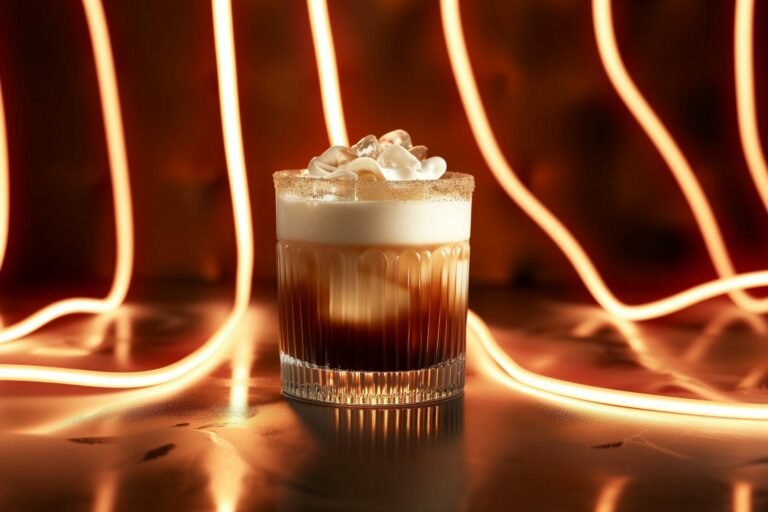 Cocktail blanc russe