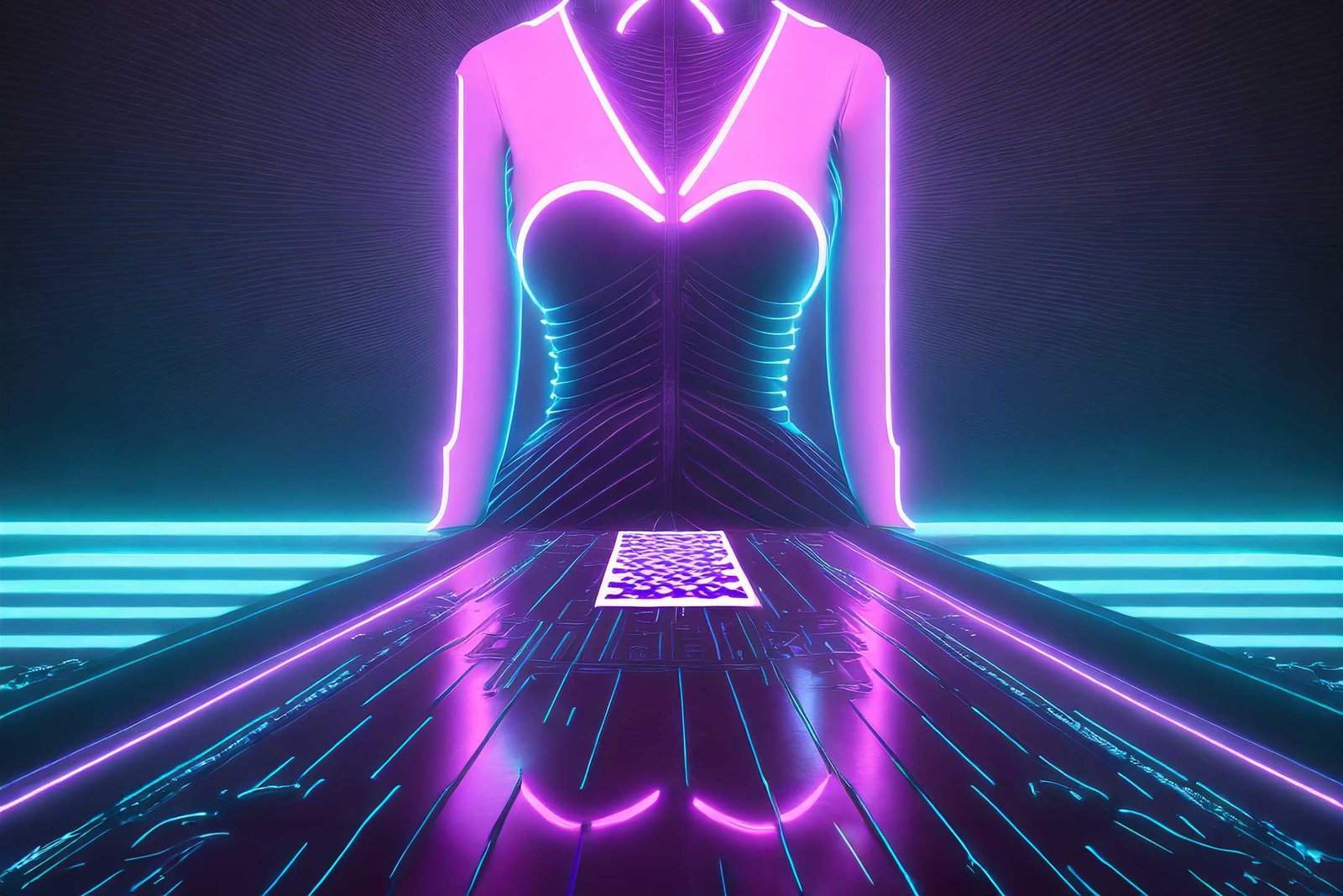 Femme avec carte