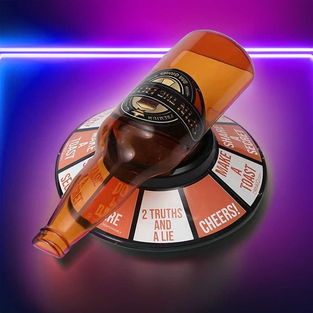Jeu à boire Spin the Bottle - Spinner Party Game, Spin to Drink