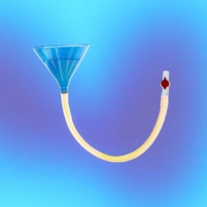 Entonnoir à bière Bong à bière avec valve - Gadget pour les festivals, les fêtes et les tornades de bière - Bleu